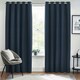 image 2 of furn. Dawn Blackout Midnight Eyelet Curtains (W)117cm x (D)137cm | Multi