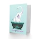 image 2 of Elephant Bath Tub Cartoon Age 5 Year Old Child Kids 5th Birthday Card
