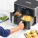 image 10 of Vytronix 2 Drawer Air Fryer Dual Zone 9L Family Size Efficient 2400W Black