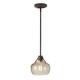 image 1 of Urban Renewal 1 Light Dome Ceiling Mini Pendant Rust, Iron, E27