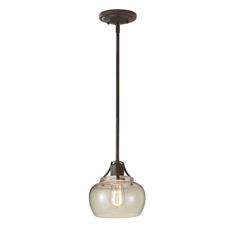image 1 of Urban Renewal 1 Light Dome Ceiling Mini Pendant Rust, Iron, E27