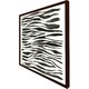 image 3 of Zebra stripes (Picture Frame) Grey | L