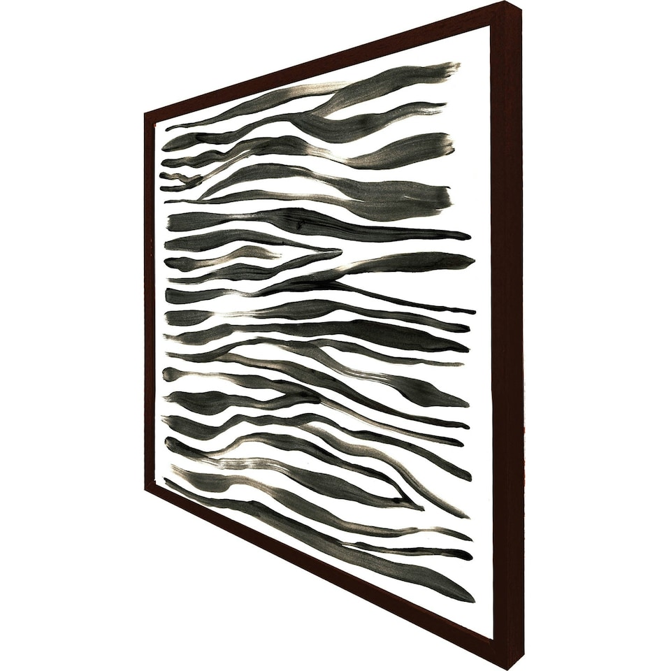 image 1 of Zebra stripes (Picture Frame) Grey | L