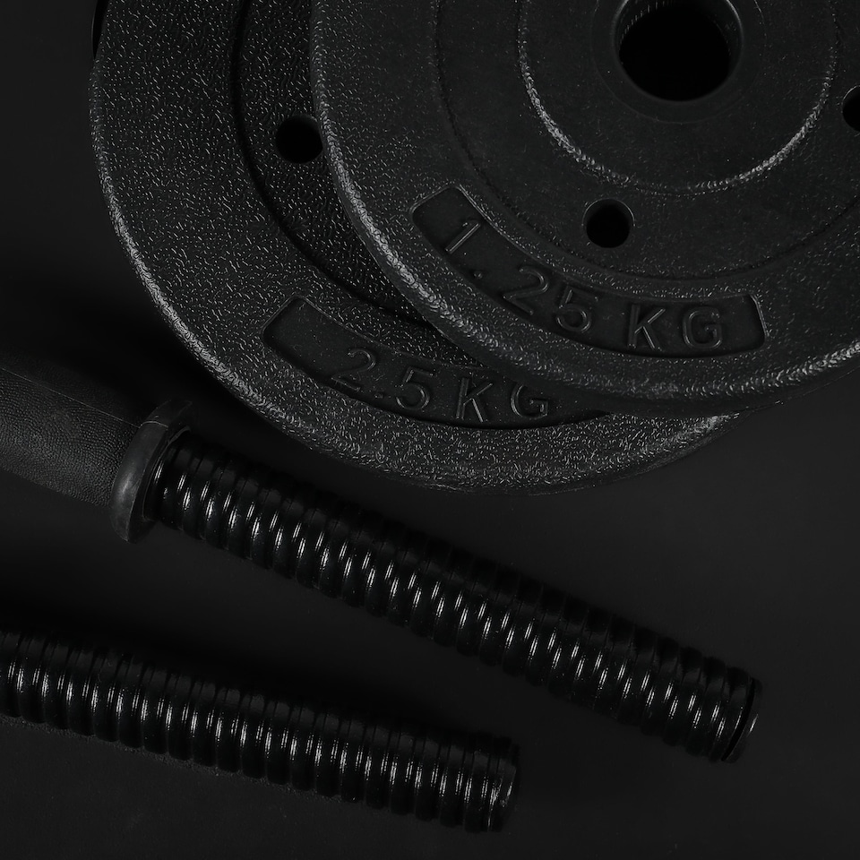 image 1 of GymSets Adjustable Dumbbell Barbell Set V2(60kg Set / With Red Bench +)