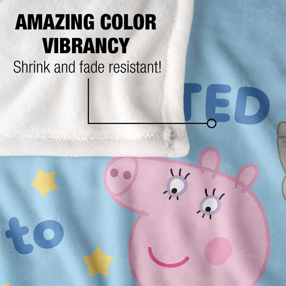 image 1 of Peppa Pig Promoted To Big Brother Blanket - White - One Size