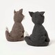 image 3 of Homescapes Fox Door Stop - Set of 2 - Animal Door Stops