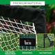 image 7 of HOMCOM Set of 2 Football Goal Net 6 x 3 ft Foldable Outdoor Sport Training Teens Adults Football with Carrying Bag Black