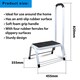 image 6 of Gr8 Home Step Stool Non Slip Mat Caravan Door Ladder Van Motorhome Camper With Handrail