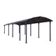 image 1 of Arcadia Carport 10600 - Polycarbonate - L1077 x W359 x H242 - Grey Grey
