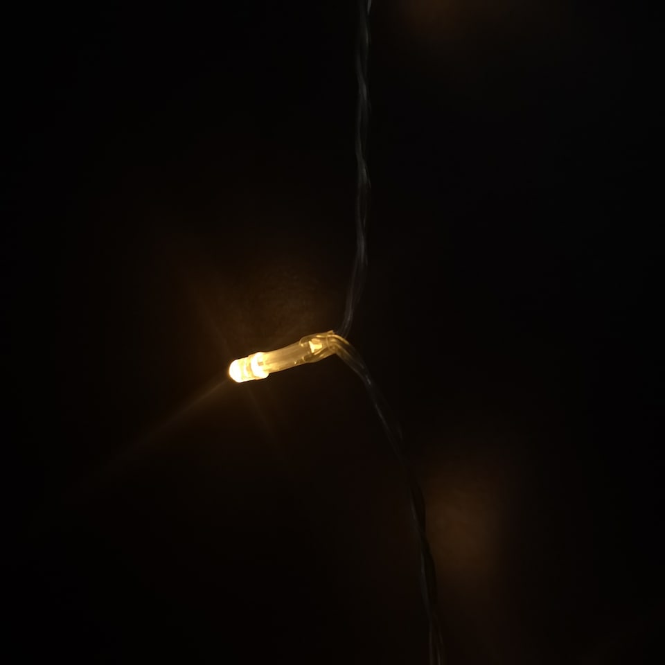 image 1 of 20m Multi Function Battery Operated Vintage Gold LED Fairy Lights Christmas Decorations with Timer