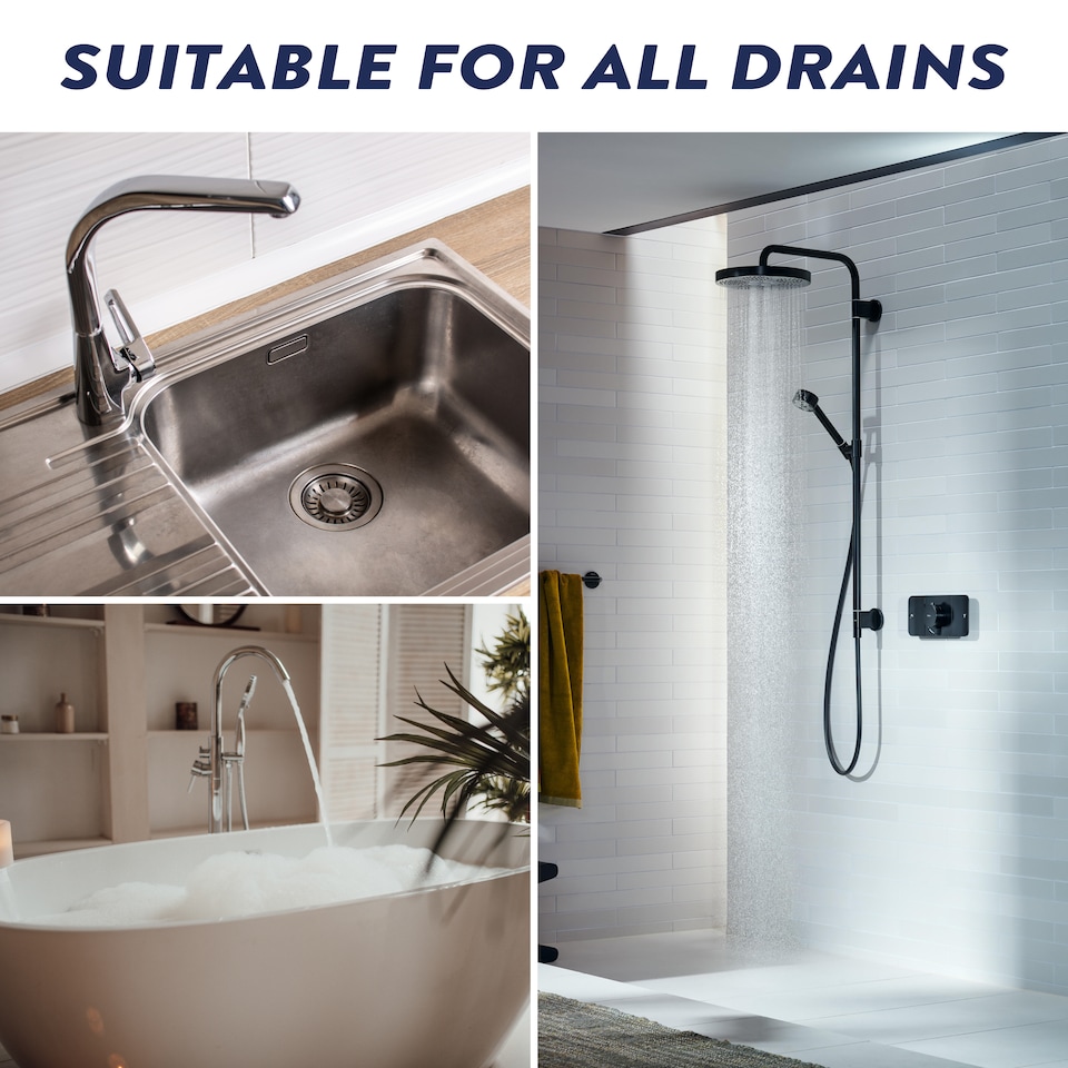 image 1 of Flash Indoor Sink & Drain Unblocker 3 x 500ml
