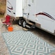 image 7 of The Rugs Outdoor Indoor Diamond Garden Patio Rug Weather Resistant Jet Washable | 100