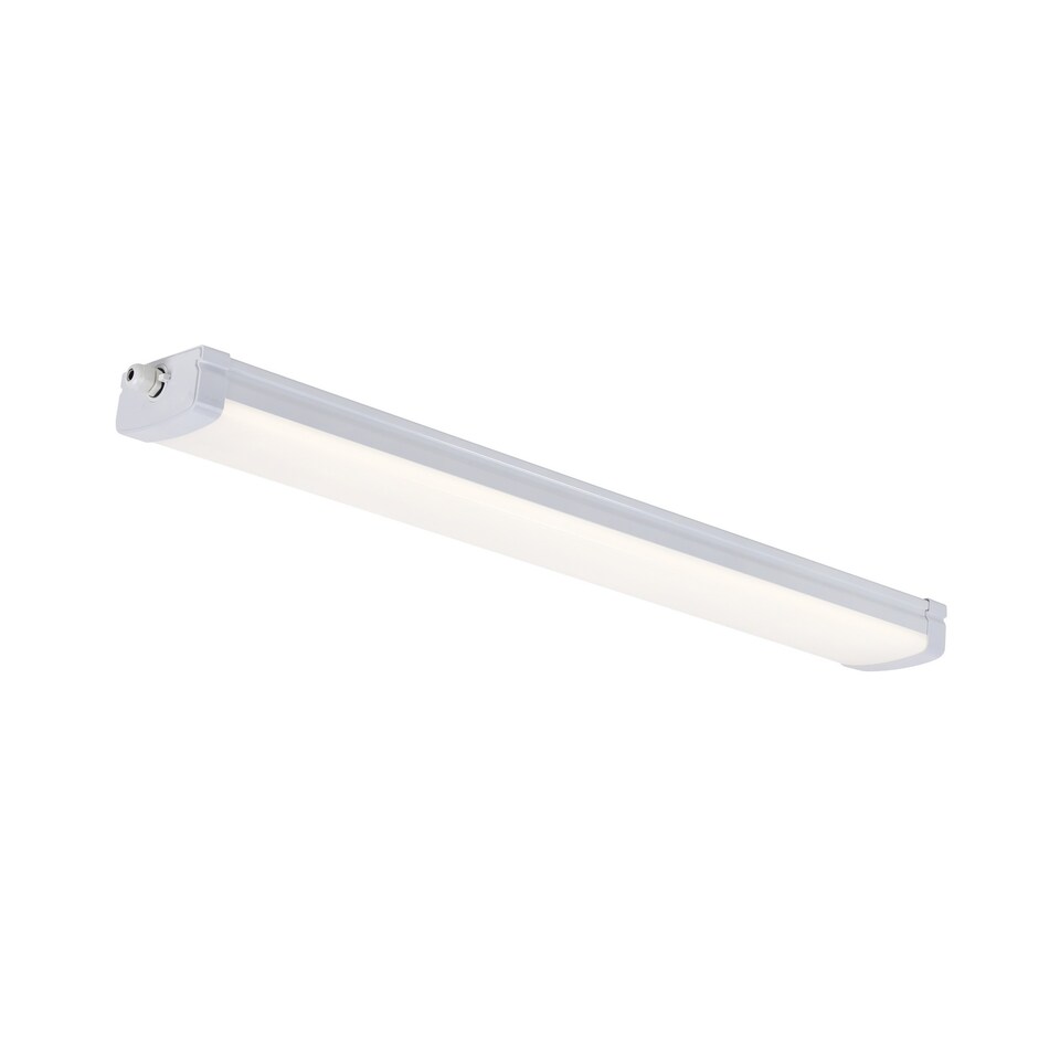 image 1 of Burbank 90 | Sensor | Batten Light Fitting | White
