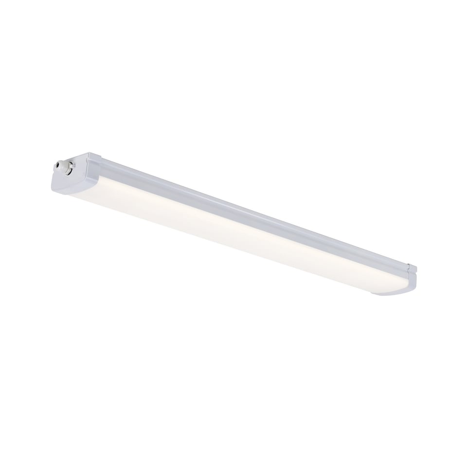 image 1 of Burbank 90 | Sensor | Batten Light Fitting | White
