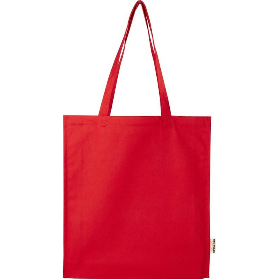 image 1 of Recycled Gusseted 14L Tote Bag - Red - One Size Red