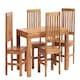 image 3 of Logan Light Mango Slat Back Dining Chair ( A Pair )