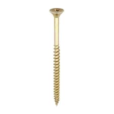 Timco - C2 Strong-Fix Multi-Purpose Premium Screws - PZ - Double Countersunk - Yellow (Size 5.0 x 120 - 100 Pieces)