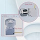 image 5 of SPARES2GO Adjustable Dual Flush Toilet Valve Concealed Cistern with Push Button (1.5" / 2" Outlet, 300mm Cable)