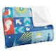 image 2 of DC Comics League Of Super Pets Character Collage Blanket - Multicoloured - One Size