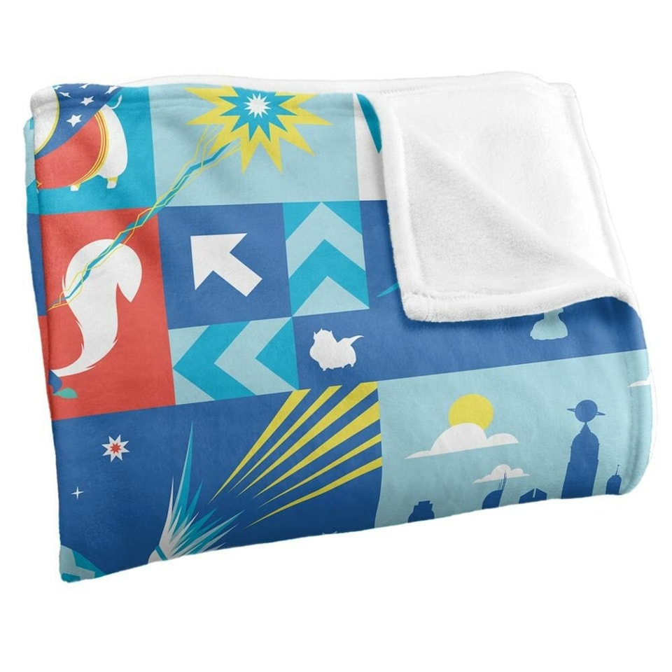 image 1 of DC Comics League Of Super Pets Character Collage Blanket - Multicoloured - One Size