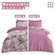 image 7 of VELVETIO Shannon Complete Duvet Cover Set with Fitted Sheet Soft Polycotton Bedding Sets Pink | Double