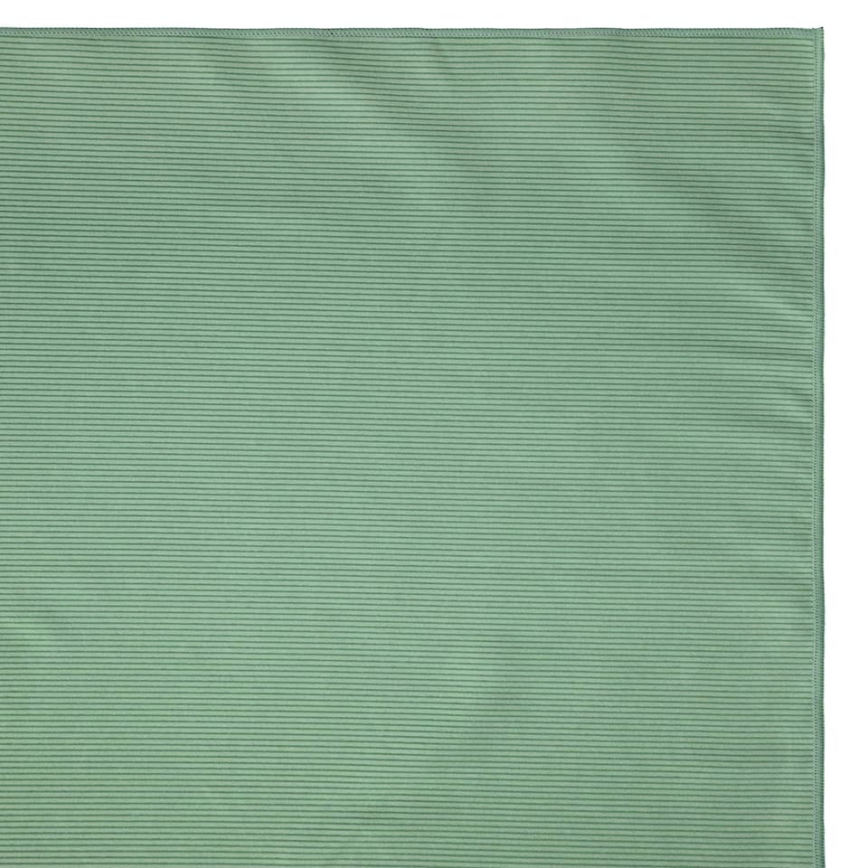 image 1 of Mountain Warehouse Giant Ribbed Towel Compact Travel Swimming Gym Accessory Green | Khaki | One size