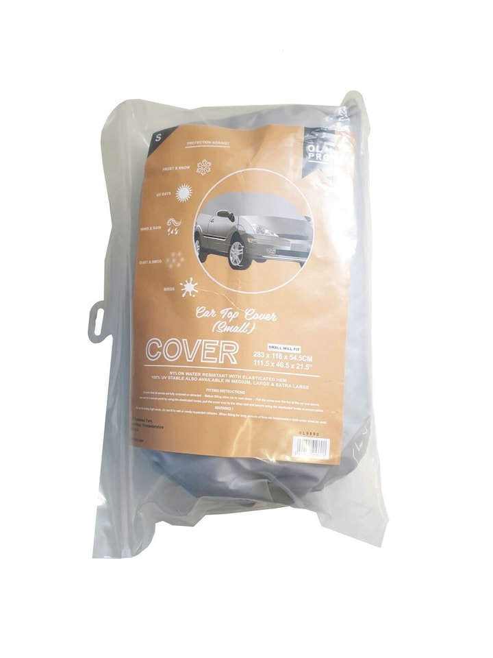 image 1 of Nylon Car Top Cover (Extra Large)