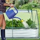 image 9 of COSTWAY Galvanized Raised Garden Bed Outdoor Planter Box Silver
