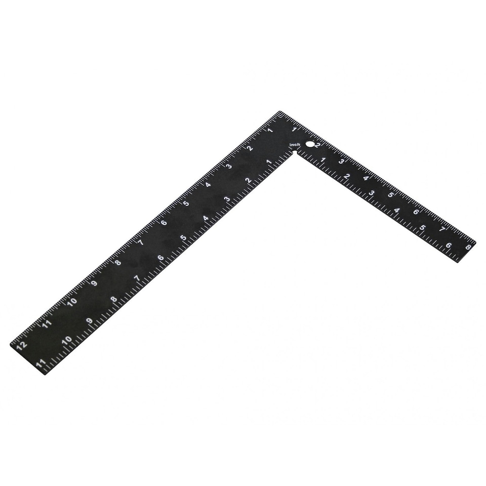 image 1 of Faithfull Black Steel Roofing Square - Multi Colour - 300 x 200mm