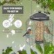 image 5 of Squirrel Proof Hanging Bird Nut Peanut Feeder Heavy Duty Garden Wild Birds