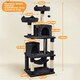 image 3 of Yaheetech 158 cm Multi Level Cat Tree with Condos Black