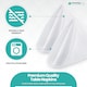 image 4 of 1pc Polyester Table Napkins, Wrinkle-Resistant Cloth Napkin - 20 Inch