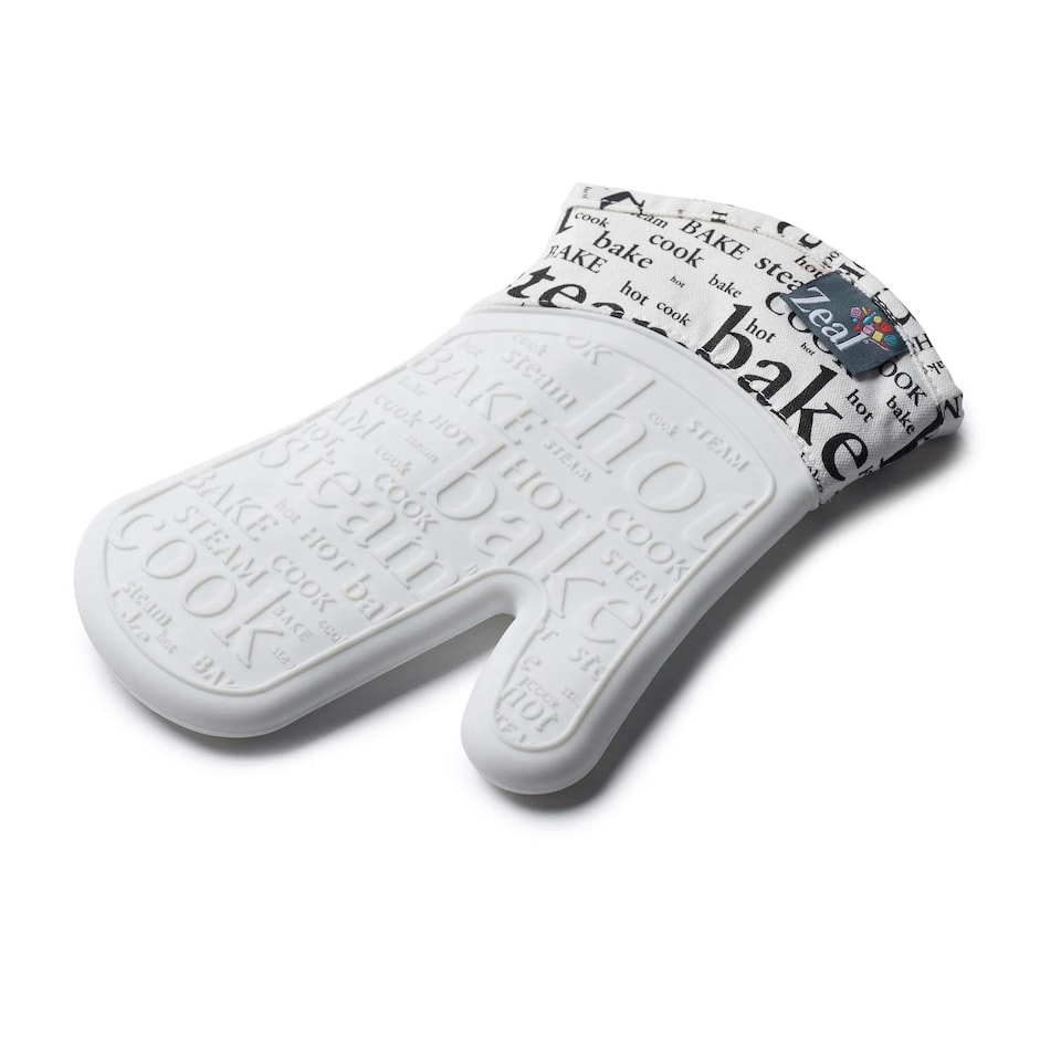 image 1 of Steam Stop™ Waterproof Silicone Single Oven Glove White