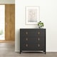 image 6 of Barcelona Chest 3 Drawers in Matt Black