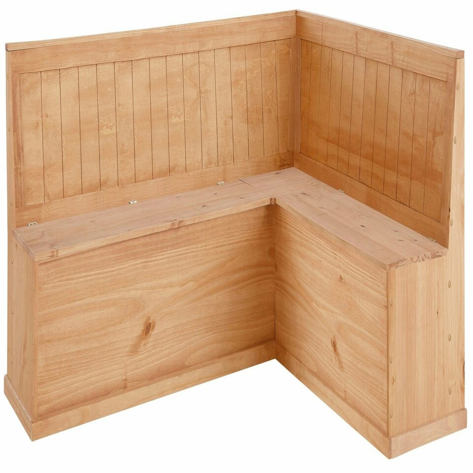 image 1 of Sara cornerBench L Stain Wax 202x162x90cm