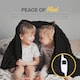 image 3 of MONHOUSE Heated Throw - Single Electric Blanket - 130 x 160 cm - Digital Controller - 9H Timer, 9 Heat Settings, Auto Shutoff