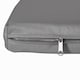 image 8 of Outsunny 3PCs Rattan Garden Seat Cushions Pads for Patio Furniture Dark Grey | Grey | Dark Grey | 3