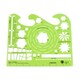image 1 of Jakar Metric Templates - Landscape: Scale 1:50. 202x171mm (4674)