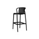 image 4 of Table set with 2 chairs Home ESPRIT Black Metal polypropylene 60 x 60 x 102 cm N/A
