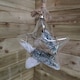 image 5 of LED Battery Operated Hanging Christmas Star Glass Decoration