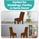 image 10 of Velvet Dining Chair Covers, Spandex High-Back Chair Slipcovers - 220GSM