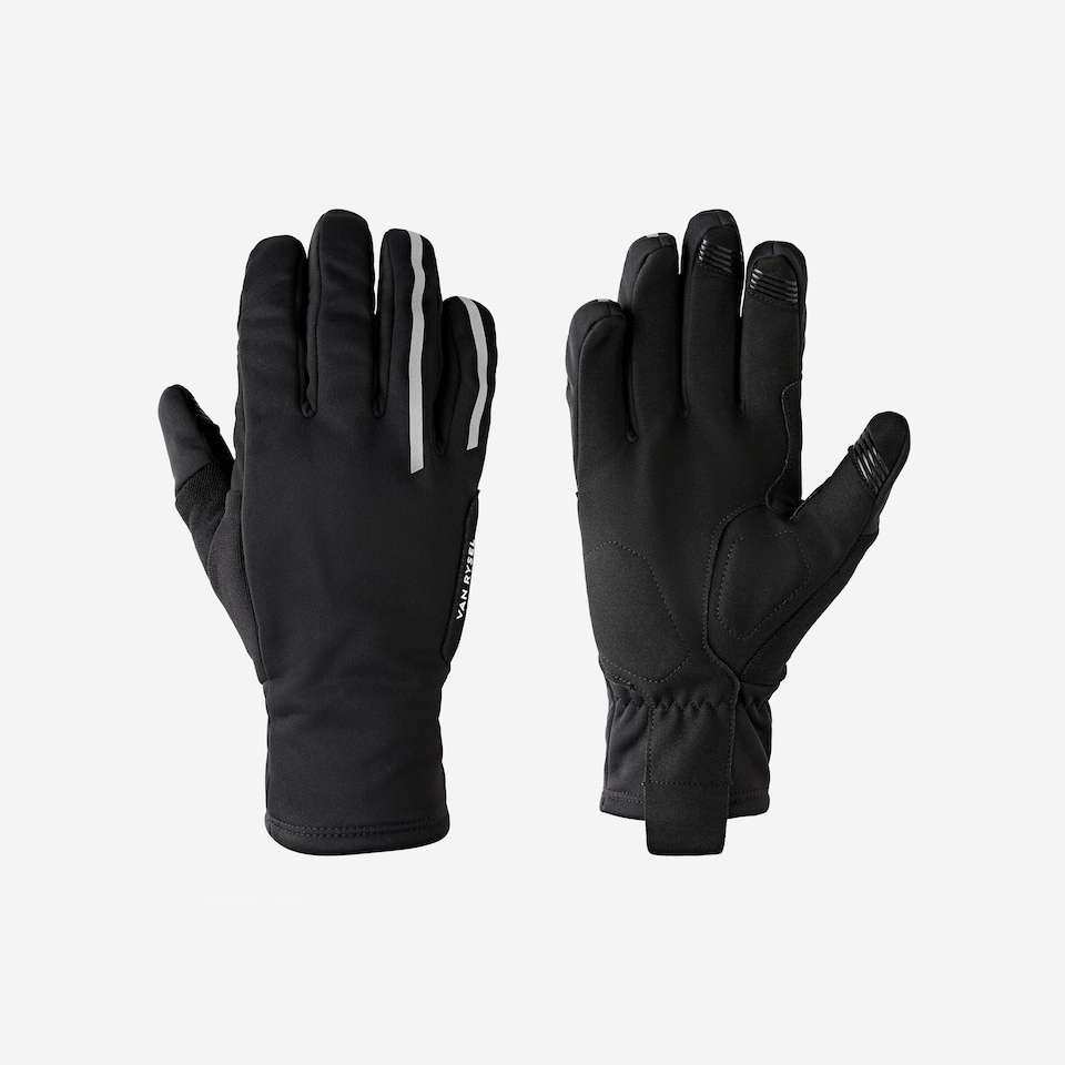 image 1 of Decathlon Smartphone-compatible thermal cycling gloves