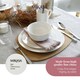 image 10 of Mikasa Dinner Set White Bone China 12 Piece