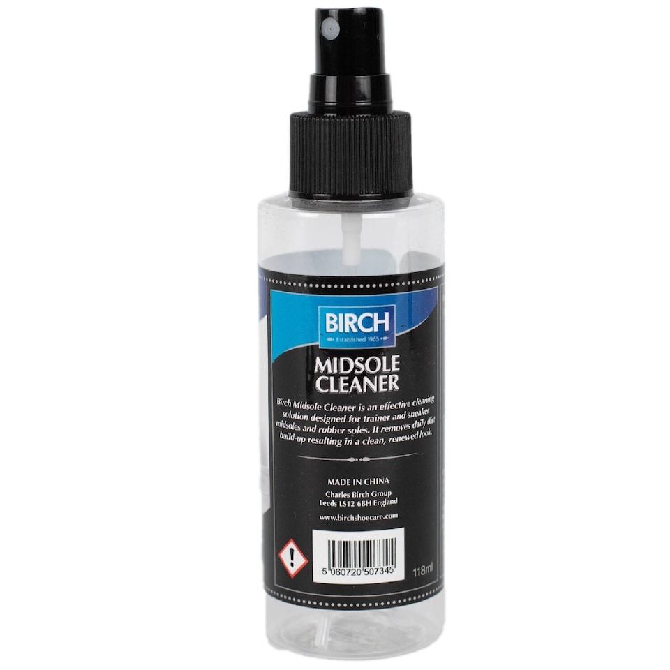 image 1 of BIRCH Trainer Midsole Cleaner - For Whitening Rubber Soles 118ml | Clear