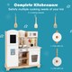 image 5 of COSTWAY Kitchen Play Set Pretend Play Kitchen Toy Set Chef Role Playing Toy