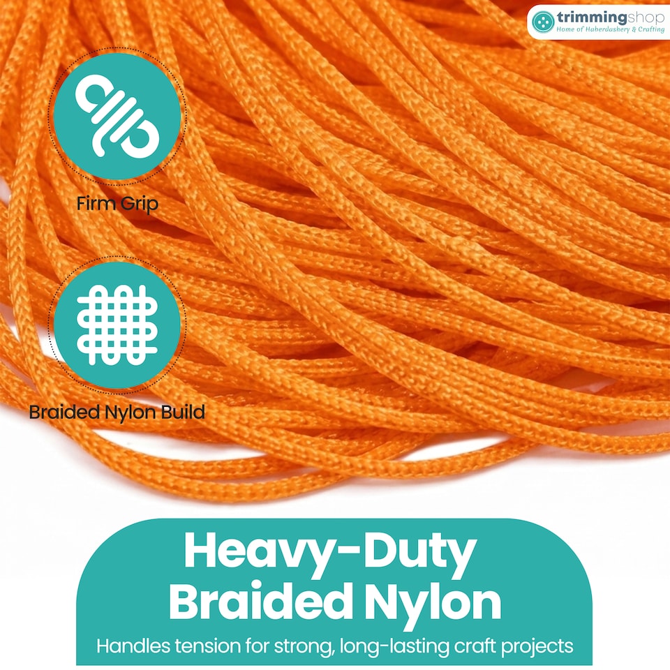 image 1 of 1.2mm x 10 Metres Nylon Cord for Jewelry Making & DIY Craft Projects