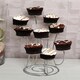image 2 of Faye Chrome 9 Cup Cake Stand Silver