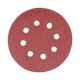 image 1 of Timco - Random Orbital Sanding Discs - 80 Grit - Red (Size 125mm - 5 Pieces)
