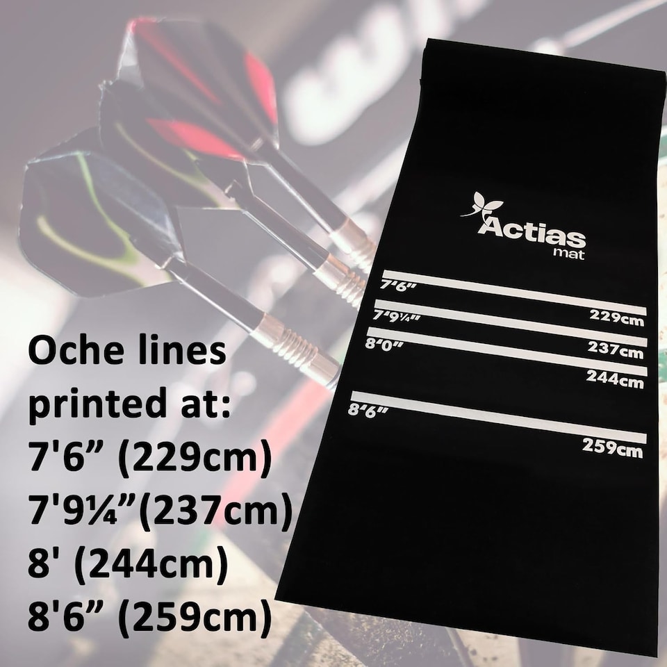 image 1 of Professional Heavy Duty Darts Mat (Rubber)