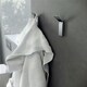 image 3 of Cosmic Wall Mounted Hanger w/ Screws & Stainless Steel for Bathroom, Light Grey